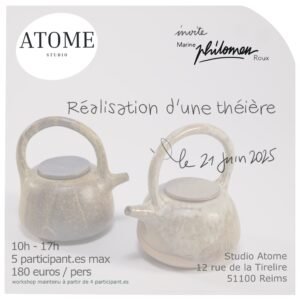 WORKSHOP modelage "la théière" avec PHILOMEN